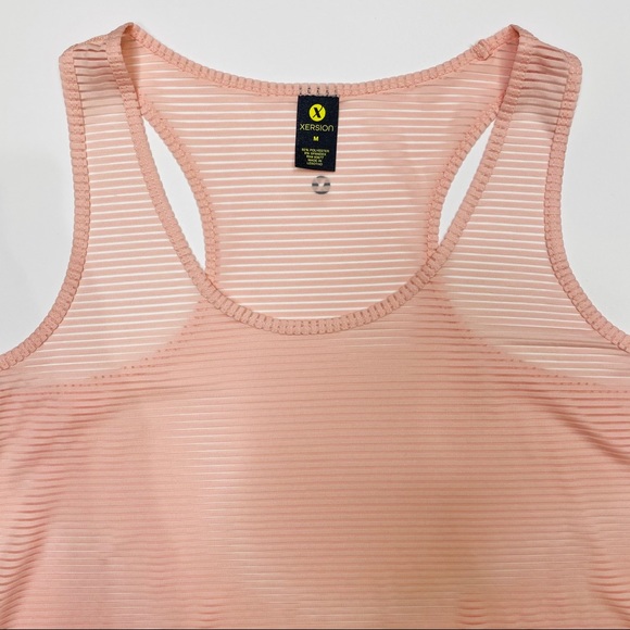 Xersion Shadow Mesh Racerback Tank Top - Picture 3 of 4